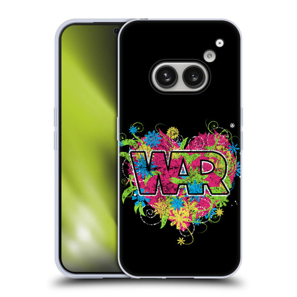 War Graphics Heart Logo Soft Gel Case for Nothing Phone (2a)