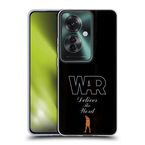War Graphics Deliver The World Soft Gel Case for OPPO Reno11 F 5G / F25 Pro 5G