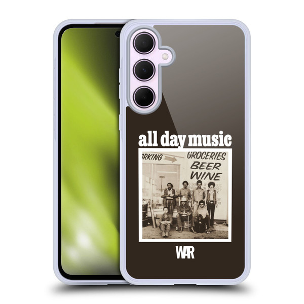 War Graphics All Day Music Album Soft Gel Case for Samsung Galaxy A35 5G