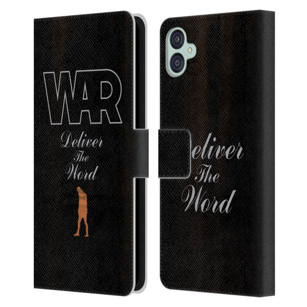 War Graphics Deliver The World Leather Book Wallet Case Cover For Samsung Galaxy M04 5G / A04e