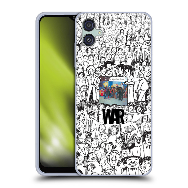 War Graphics Friends Doodle Art Soft Gel Case for Samsung Galaxy M04 5G / A04e