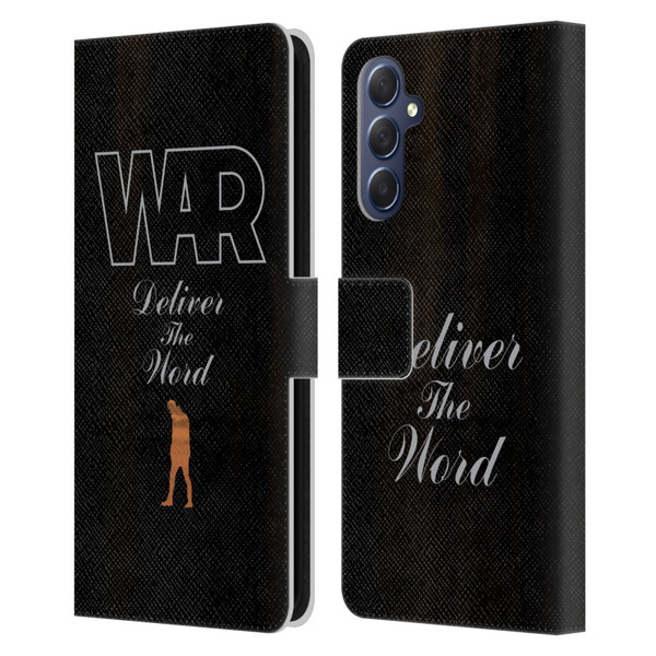 War Graphics Deliver The World Leather Book Wallet Case Cover For Samsung Galaxy M54 5G