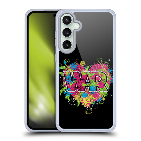 War Graphics Heart Logo Soft Gel Case for Samsung Galaxy S23 FE 5G