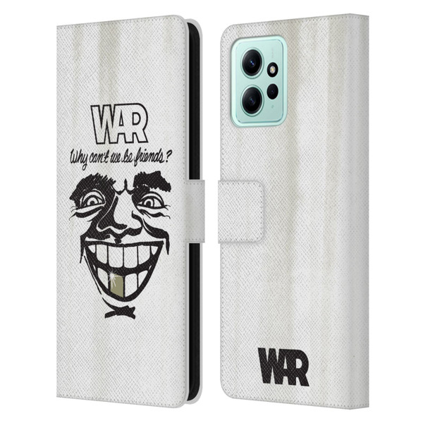 War Graphics Friends Art Leather Book Wallet Case Cover For Xiaomi Redmi 12