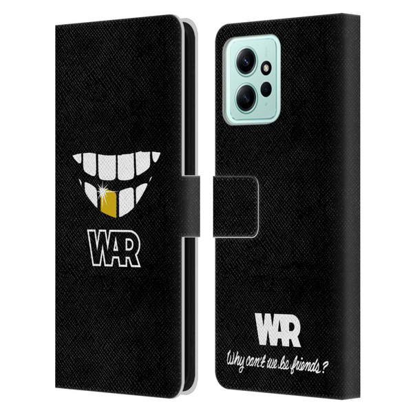 War Graphics Why Can't We Be Friends? Leather Book Wallet Case Cover For Xiaomi Redmi 12