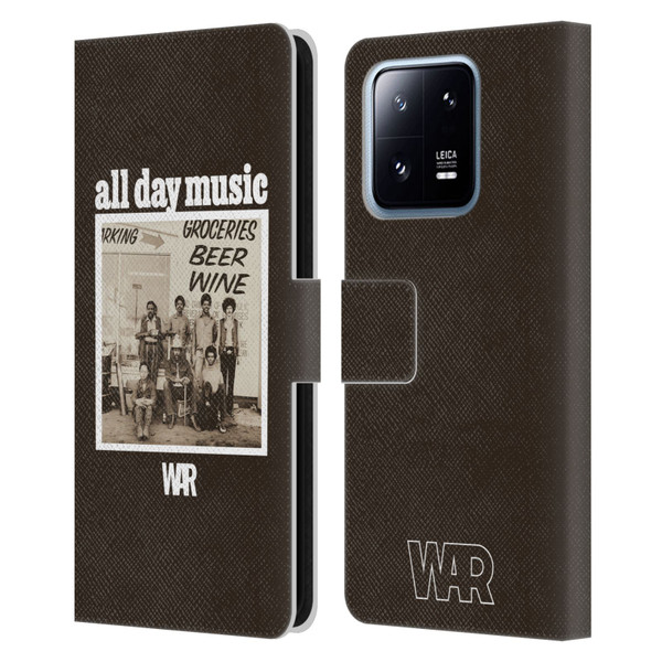 War Graphics All Day Music Album Leather Book Wallet Case Cover For Xiaomi 13 Pro 5G