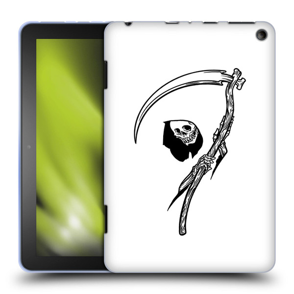 Matt Bailey Art Negative Reaper Soft Gel Case for Amazon Fire HD 8/Fire HD 8 Plus 2020