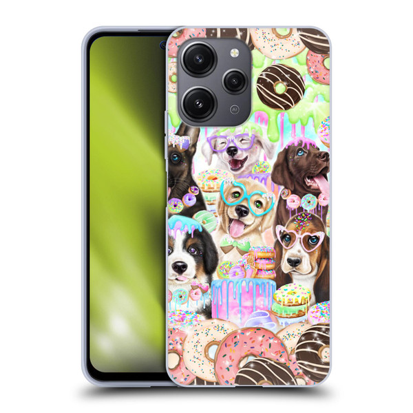Sheena Pike Animals Puppy Dogs And Donuts Soft Gel Case for Xiaomi Redmi 12