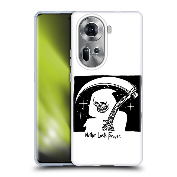 Matt Bailey Art Nothing Last Forever Soft Gel Case for OPPO Reno11