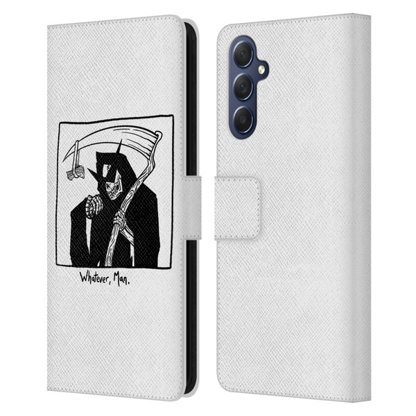 Matt Bailey Art Whatever Man Leather Book Wallet Case Cover For Samsung Galaxy M54 5G