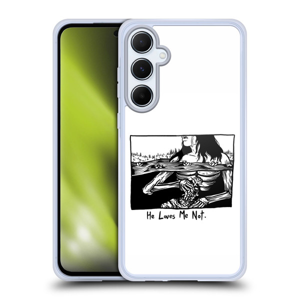 Matt Bailey Art Loves Me Not Soft Gel Case for Samsung Galaxy A55 5G