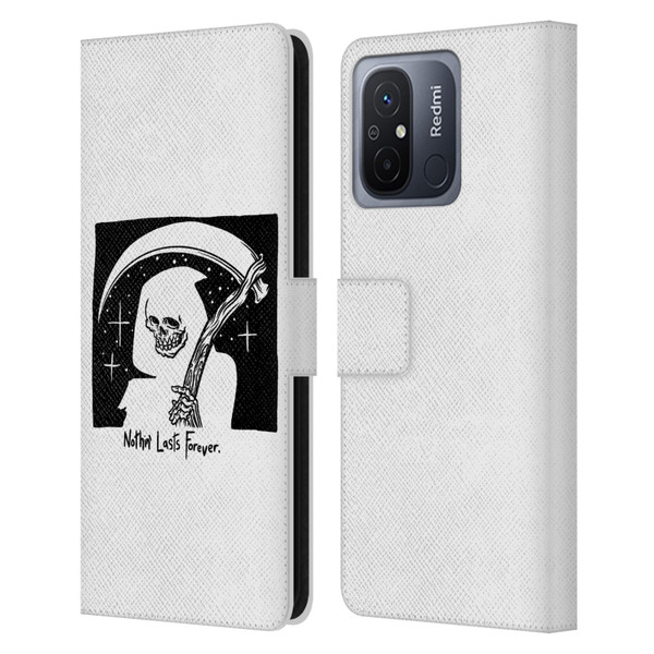 Matt Bailey Art Nothing Last Forever Leather Book Wallet Case Cover For Xiaomi Redmi 12C