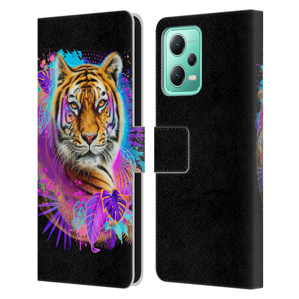 Sheena Pike Big Cats Tiger Spirit Leather Book Wallet Case Cover For Xiaomi Redmi Note 12 5G