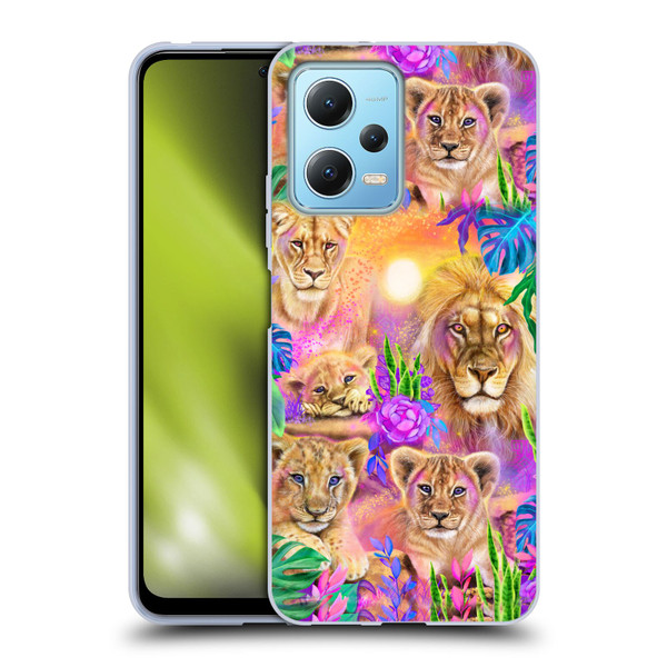 Sheena Pike Big Cats Daydream Lions And Cubs Soft Gel Case for Xiaomi Redmi Note 12 5G