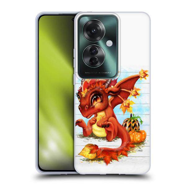 Sheena Pike Dragons Autumn Lil Dragonz Soft Gel Case for OPPO Reno11 F 5G / F25 Pro 5G