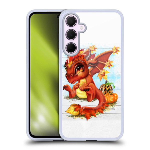 Sheena Pike Dragons Autumn Lil Dragonz Soft Gel Case for Samsung Galaxy A35 5G