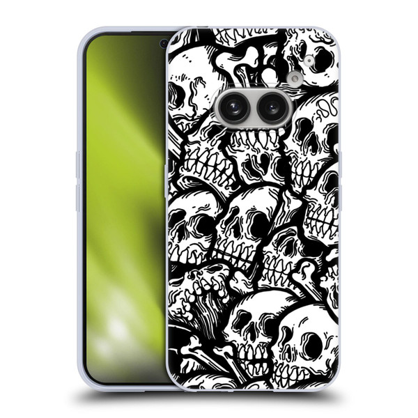 Matt Bailey Skull All Over Soft Gel Case for Nothing Phone (2a)