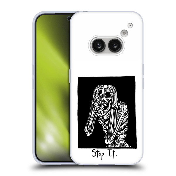 Matt Bailey Skull Stop It Soft Gel Case for Nothing Phone (2a)