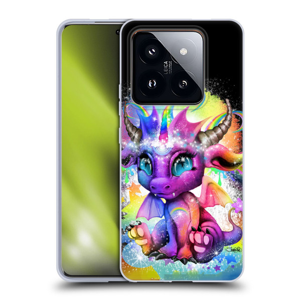 Sheena Pike Dragons Rainbow Lil Dragonz Soft Gel Case for Xiaomi 14 Pro