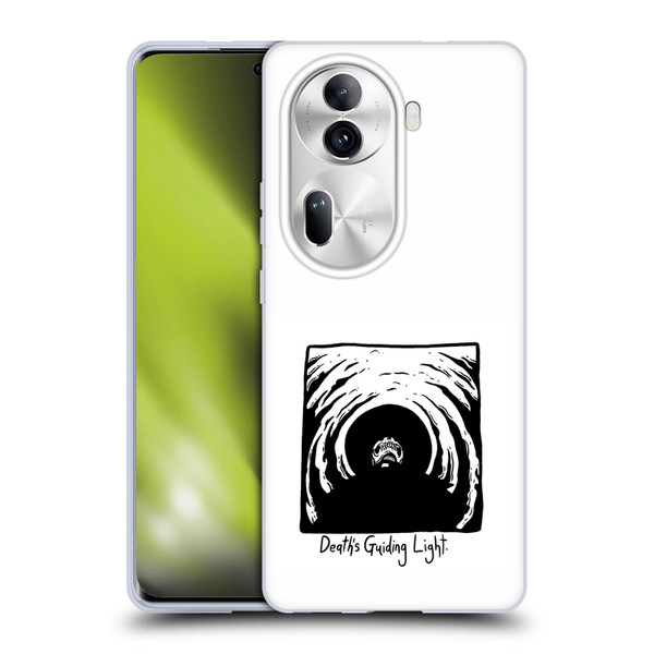 Matt Bailey Skull Deaths Guiding Light Soft Gel Case for OPPO Reno11 Pro