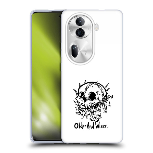 Matt Bailey Skull Older And Wiser Soft Gel Case for OPPO Reno11 Pro