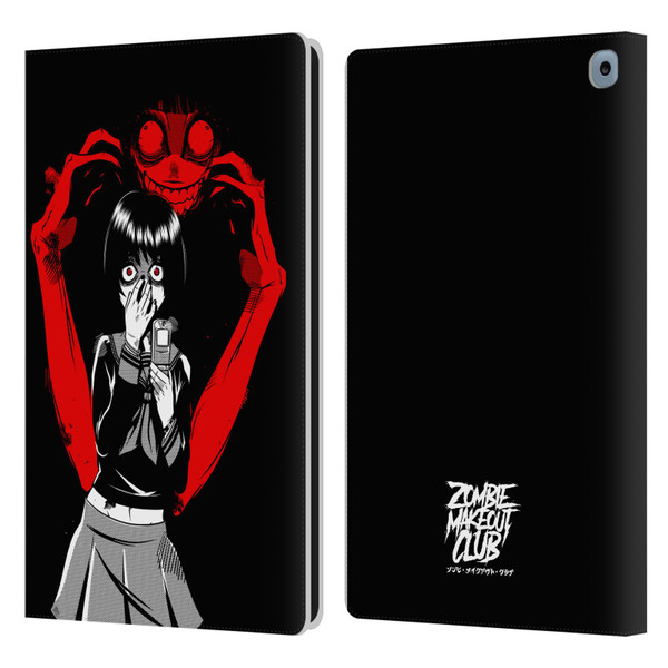 Zombie Makeout Club Art Selfie Leather Book Wallet Case Cover For Amazon Fire HD 10 / Plus 2021