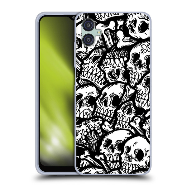 Matt Bailey Skull All Over Soft Gel Case for Samsung Galaxy M04 5G / A04e