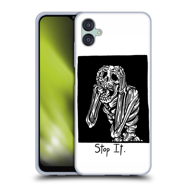 Matt Bailey Skull Stop It Soft Gel Case for Samsung Galaxy M04 5G / A04e