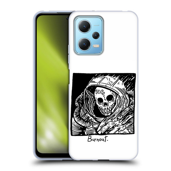 Matt Bailey Skull Burnout Soft Gel Case for Xiaomi Redmi Note 12 5G