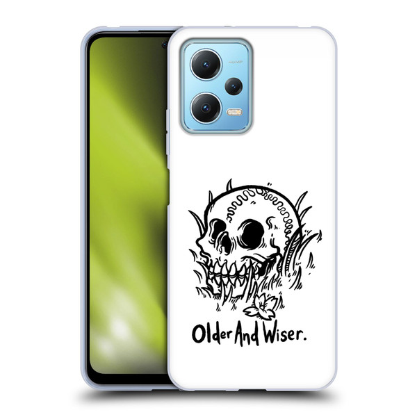 Matt Bailey Skull Older And Wiser Soft Gel Case for Xiaomi Redmi Note 12 5G