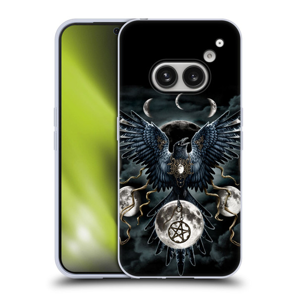 Sarah Richter Animals Gothic Black Raven Soft Gel Case for Nothing Phone (2a)