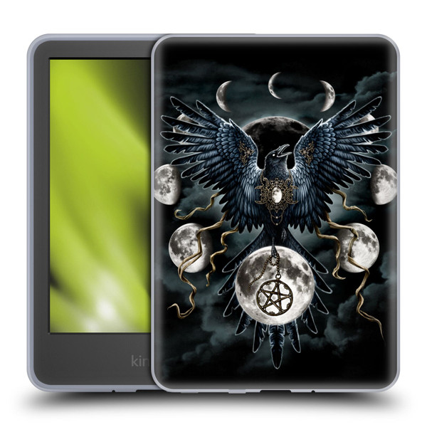 Sarah Richter Animals Gothic Black Raven Soft Gel Case for Amazon Kindle 11th Gen 6in 2022