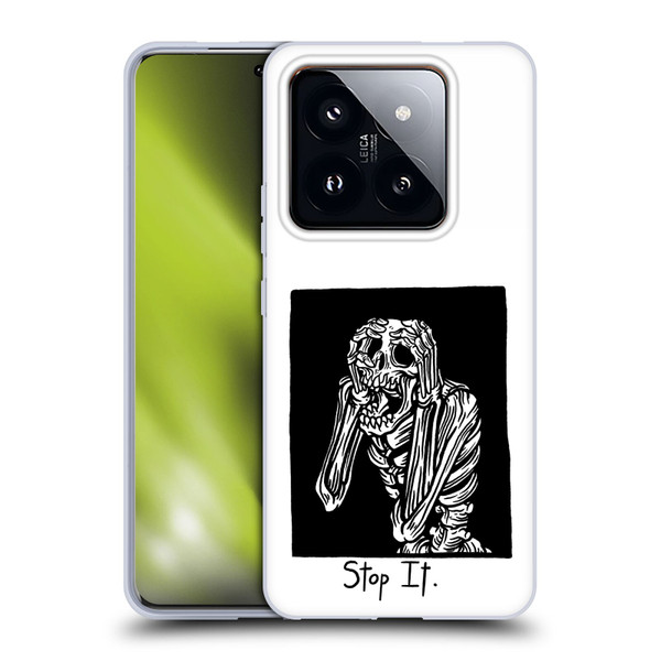 Matt Bailey Skull Stop It Soft Gel Case for Xiaomi 14 Pro