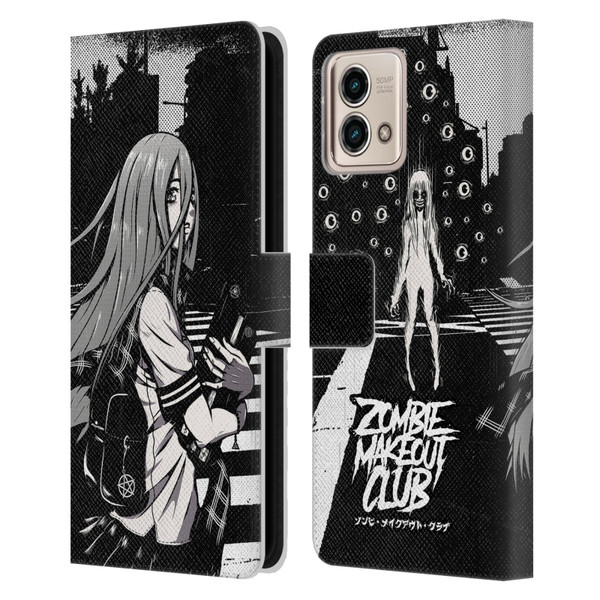 Zombie Makeout Club Art They Are Watching Leather Book Wallet Case Cover For Motorola Moto G Stylus 5G 2023