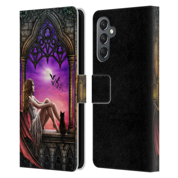 Sarah Richter Fantasy Demon Vampire Girl Leather Book Wallet Case Cover For Samsung Galaxy A25 5G