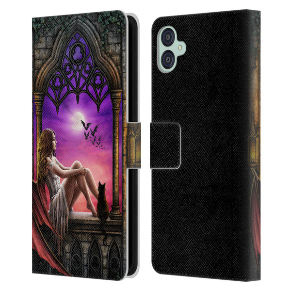 Sarah Richter Fantasy Demon Vampire Girl Leather Book Wallet Case Cover For Samsung Galaxy M04 5G / A04e
