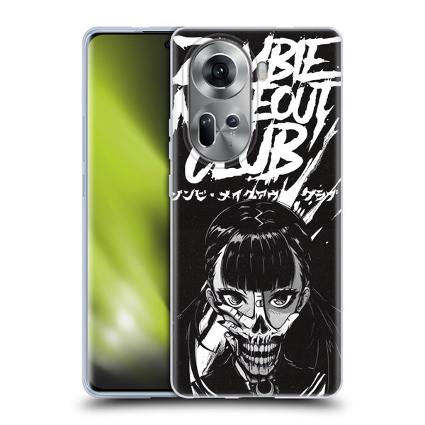 Zombie Makeout Club Art Face Off Soft Gel Case for OPPO Reno11