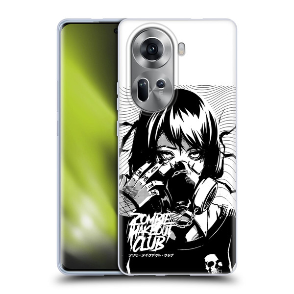 Zombie Makeout Club Art Facepiece Soft Gel Case for OPPO Reno11