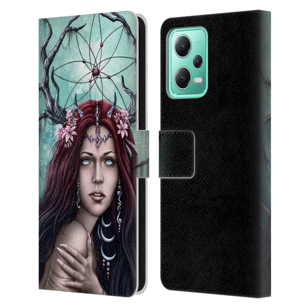 Sarah Richter Fantasy Fairy Girl Leather Book Wallet Case Cover For Xiaomi Redmi Note 12 5G