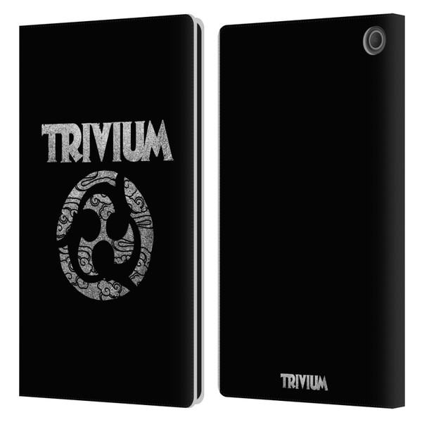Trivium Graphics Swirl Logo Leather Book Wallet Case Cover For Amazon Fire Max 11 2023