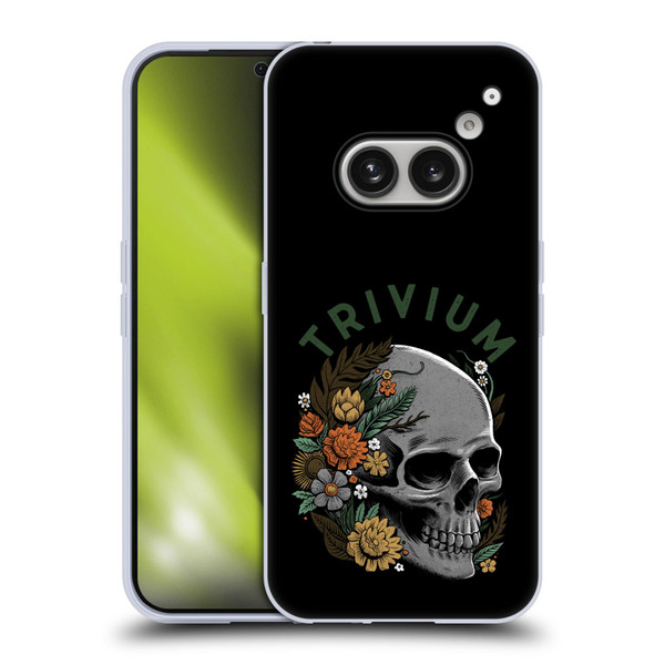 Trivium Graphics Skelly Flower Soft Gel Case for Nothing Phone (2a)