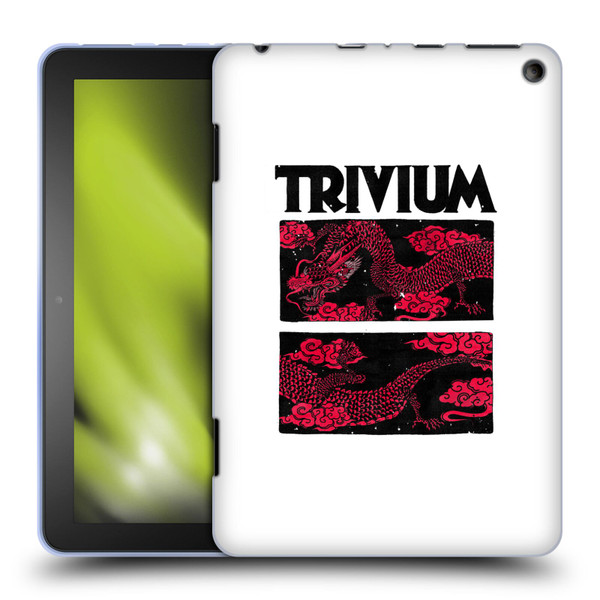 Trivium Graphics Double Dragons Soft Gel Case for Amazon Fire HD 8/Fire HD 8 Plus 2020