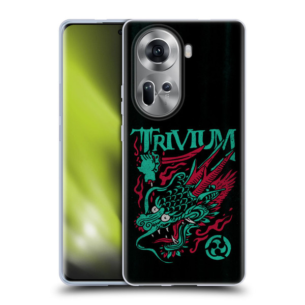 Trivium Graphics Screaming Dragon Soft Gel Case for OPPO Reno11