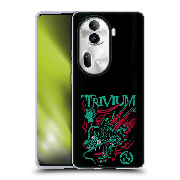 Trivium Graphics Screaming Dragon Soft Gel Case for OPPO Reno11 Pro