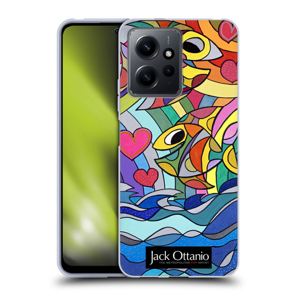 Jack Ottanio Art Happy Fishes Soft Gel Case for Xiaomi Redmi Note 12 4G