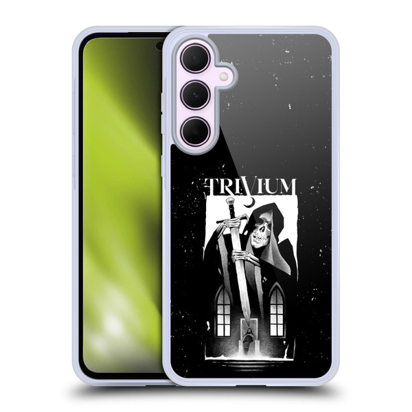 Trivium Graphics Skeleton Sword Soft Gel Case for Samsung Galaxy A35 5G