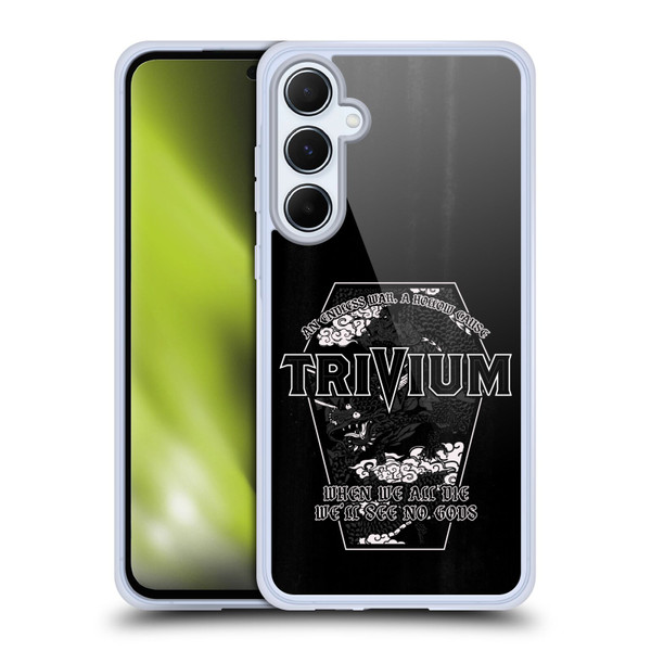 Trivium Graphics No Gods Soft Gel Case for Samsung Galaxy A55 5G