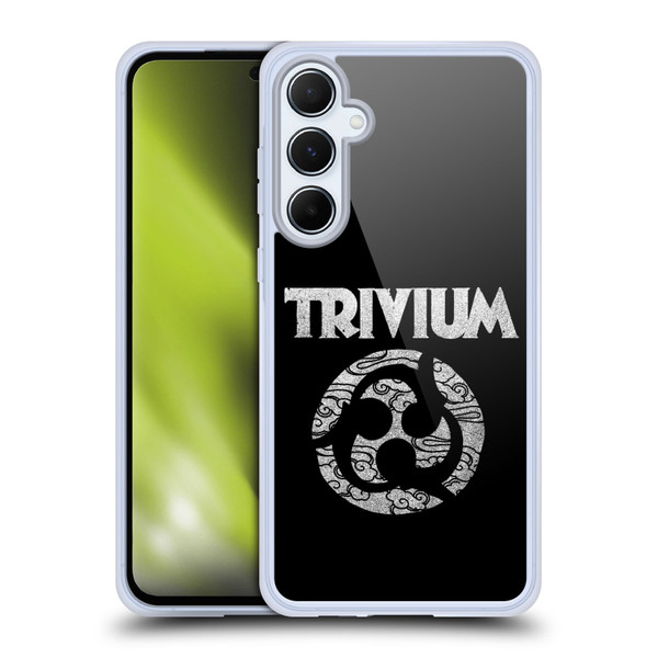Trivium Graphics Swirl Logo Soft Gel Case for Samsung Galaxy A55 5G