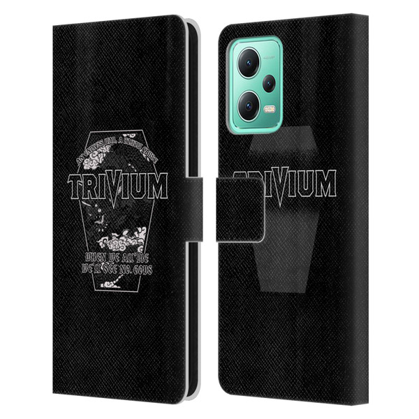 Trivium Graphics No Gods Leather Book Wallet Case Cover For Xiaomi Redmi Note 12 5G