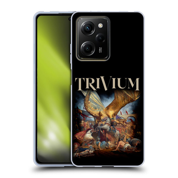 Trivium Graphics In The Court Of The Dragon Soft Gel Case for Xiaomi Redmi Note 12 Pro 5G